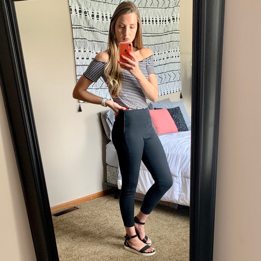 H&M Divided High Rise Ankle Pant